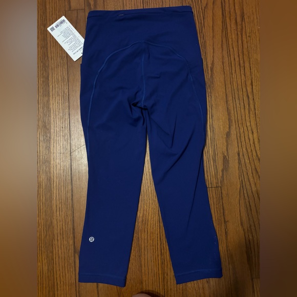 NWT Lululemon SWIFT SPEED HR Crop 21” Larkspur Blue size 4 - Picture 5 of 11